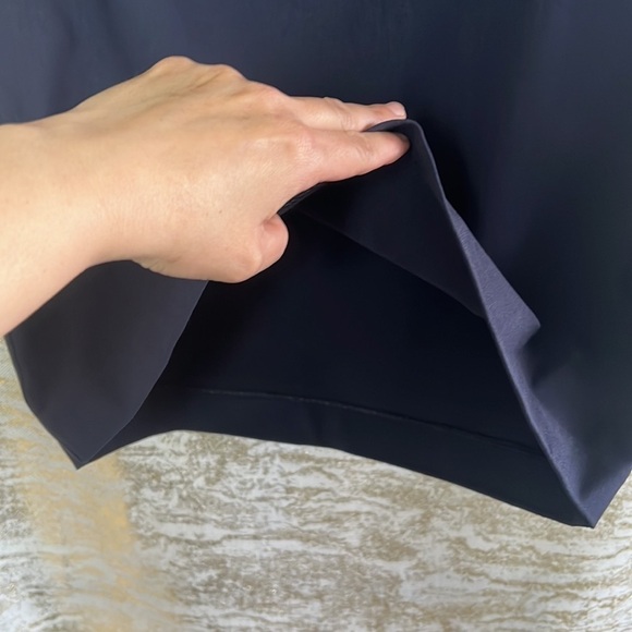 Michael Tyler Navy Blue Pencil Pull On Skirt Size 8 - Picture 4 of 9